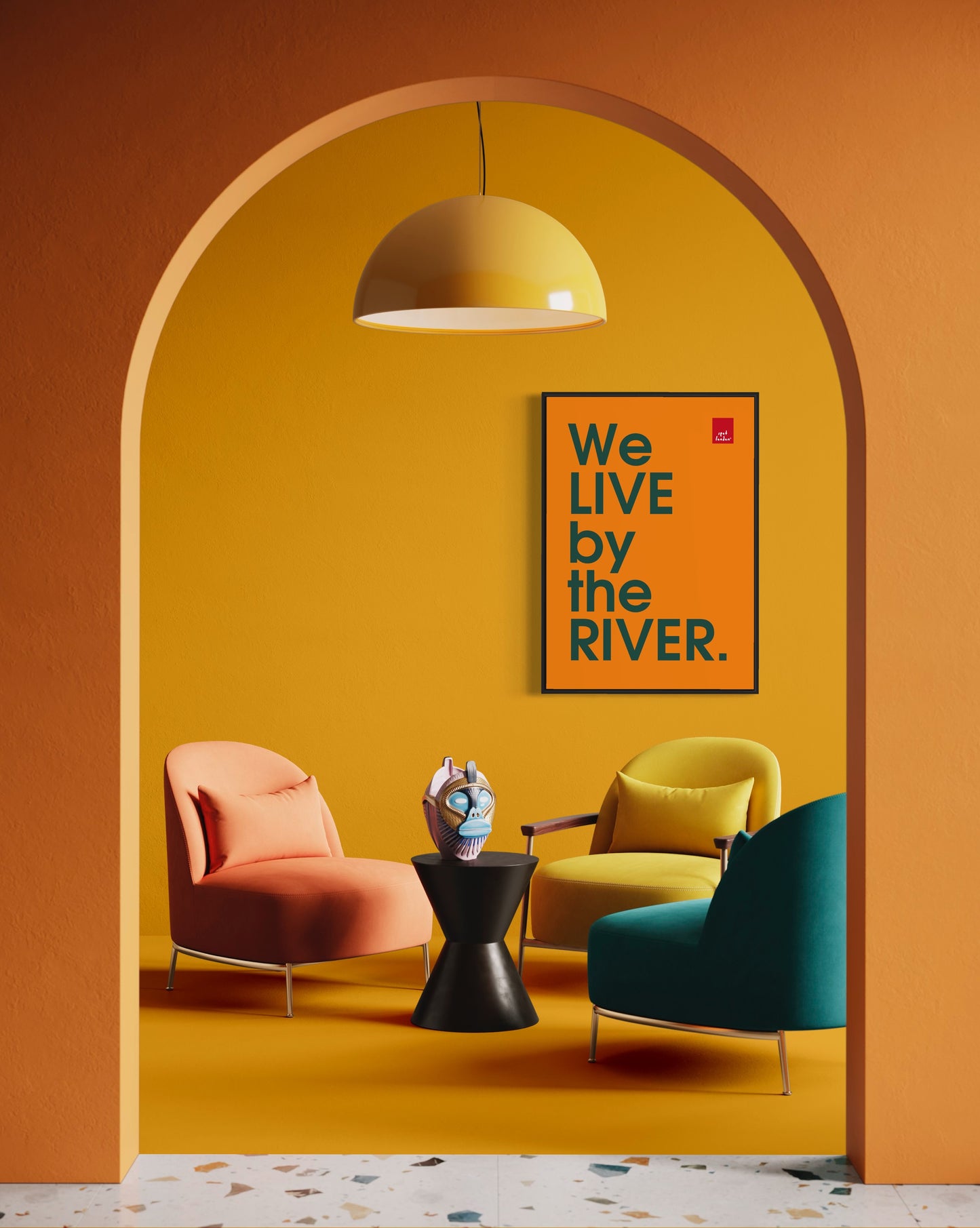 We Live by the River - Poster Print