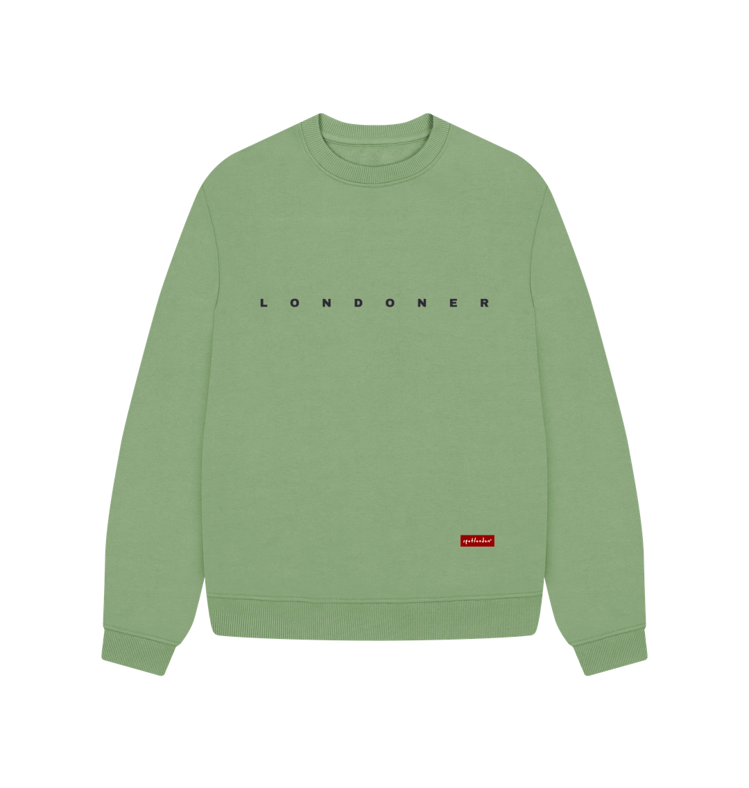 Oversized Sage Londoner Sweatshirt