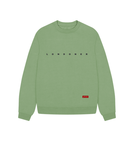 Oversized Sage Londoner Sweatshirt