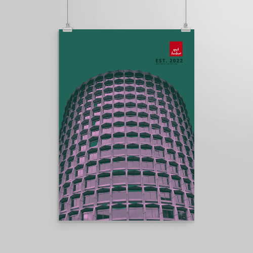 The Space House Tea Towel - Bottle